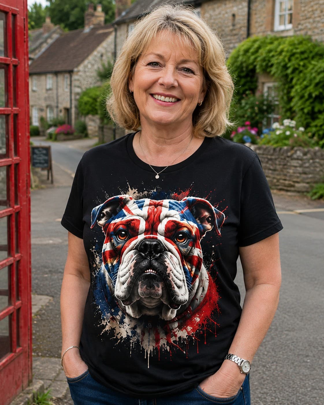 British Bulldog T-shirt worn