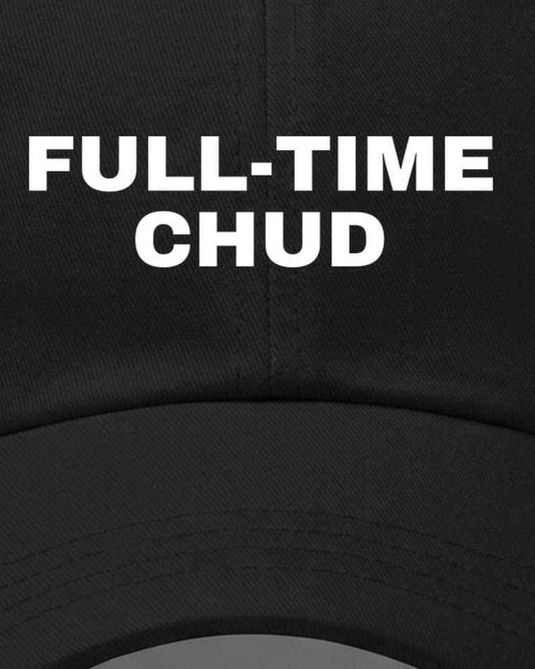 Close-up of the Full-Time CHUD cap front