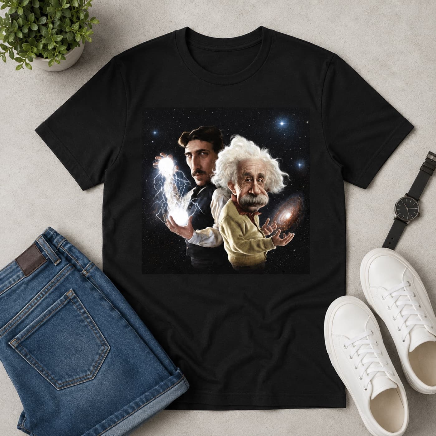 Close-up of the Galaxy Brain print
