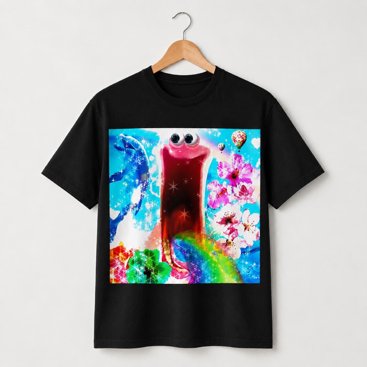 My Last Brain Cell t-shirt on a hanger