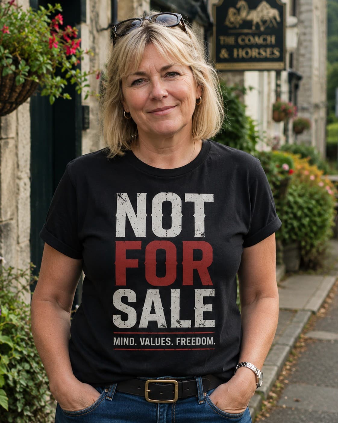 Not For Sale T-shirt worn