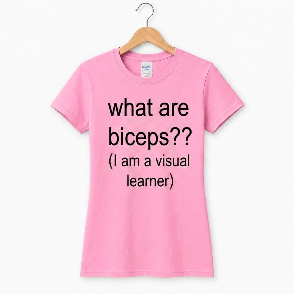 What Are Biceps — Black Print — front print