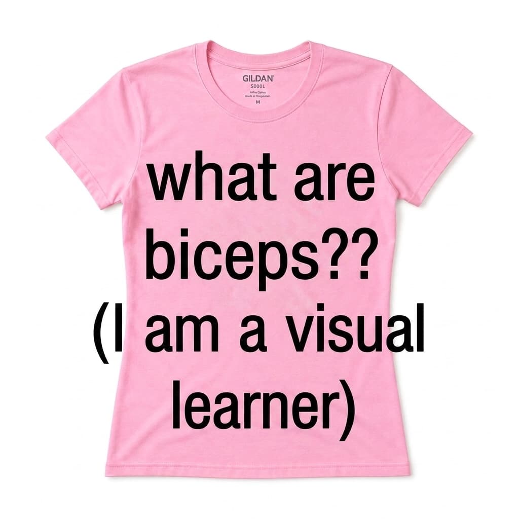 What Are Biceps — Black Print — worn, lifestyle shot