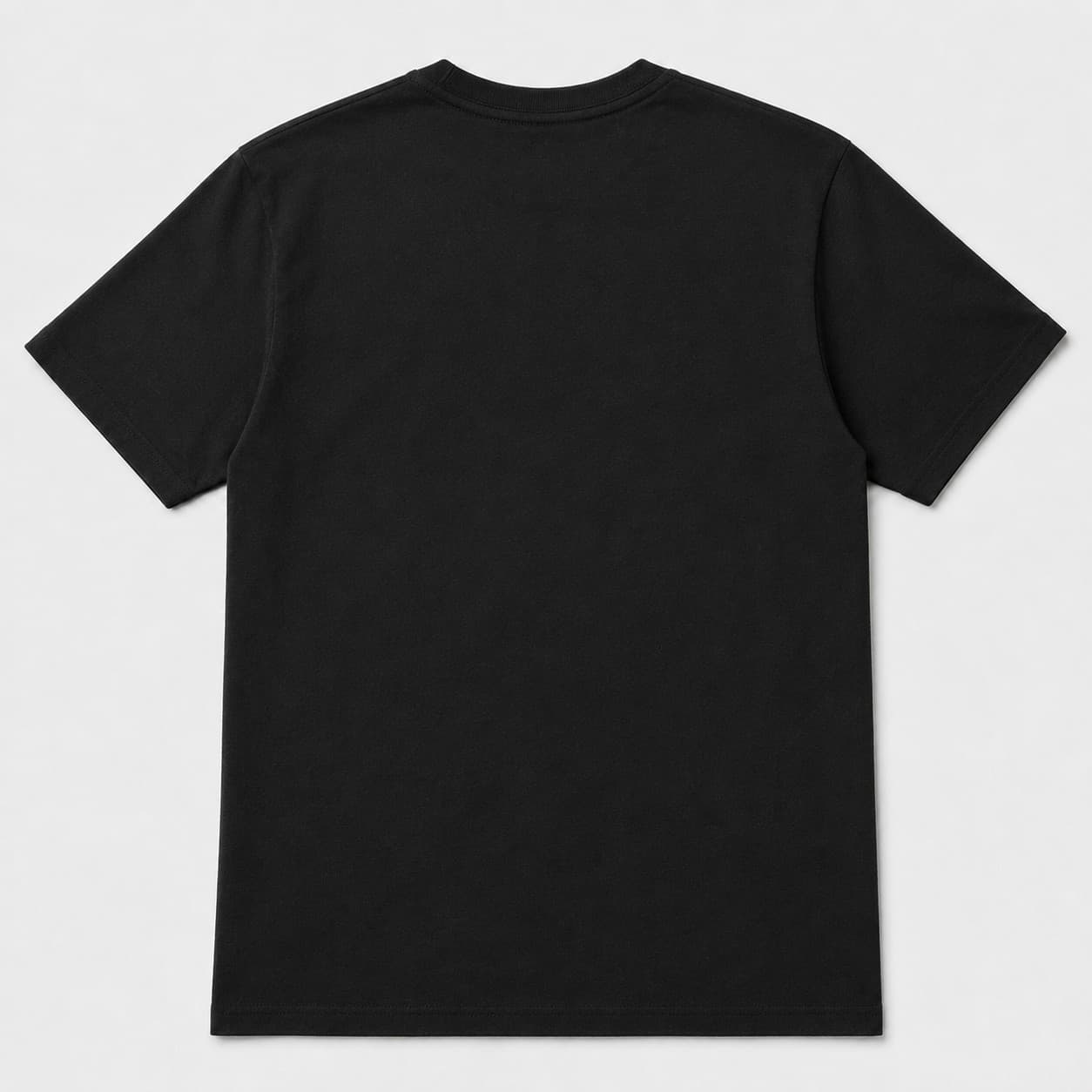 Plain black back of the God Save Common Sense T-shirt