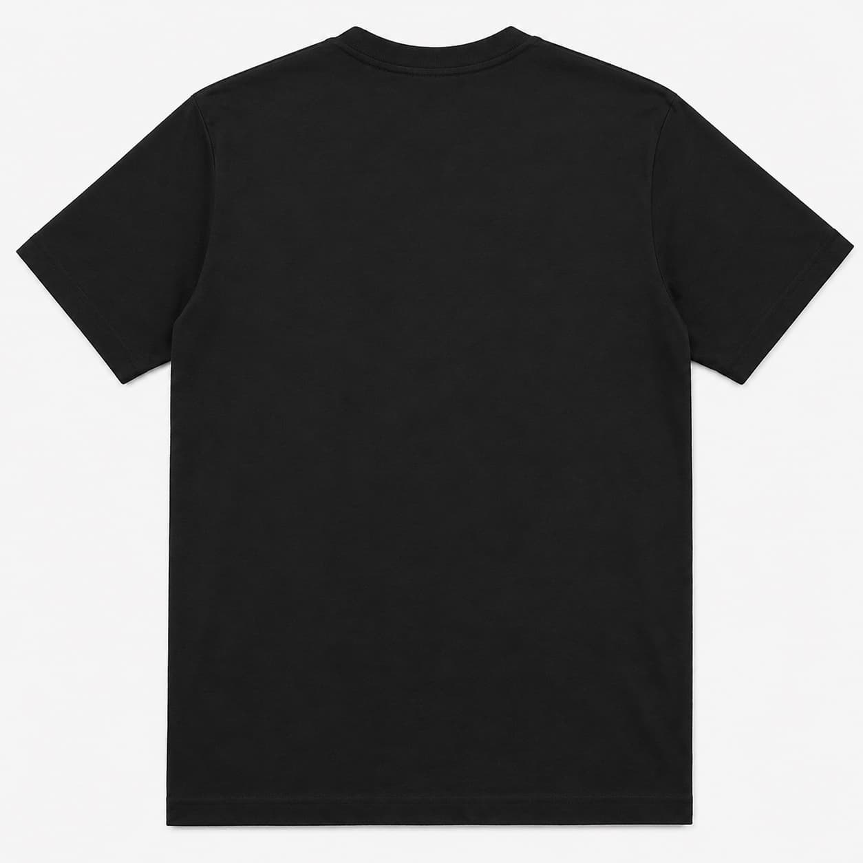 Plain black back of the Löded Diper T-shirt