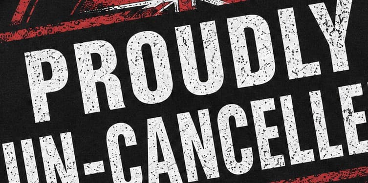 Close-up of the Proudly Un-Cancelled print