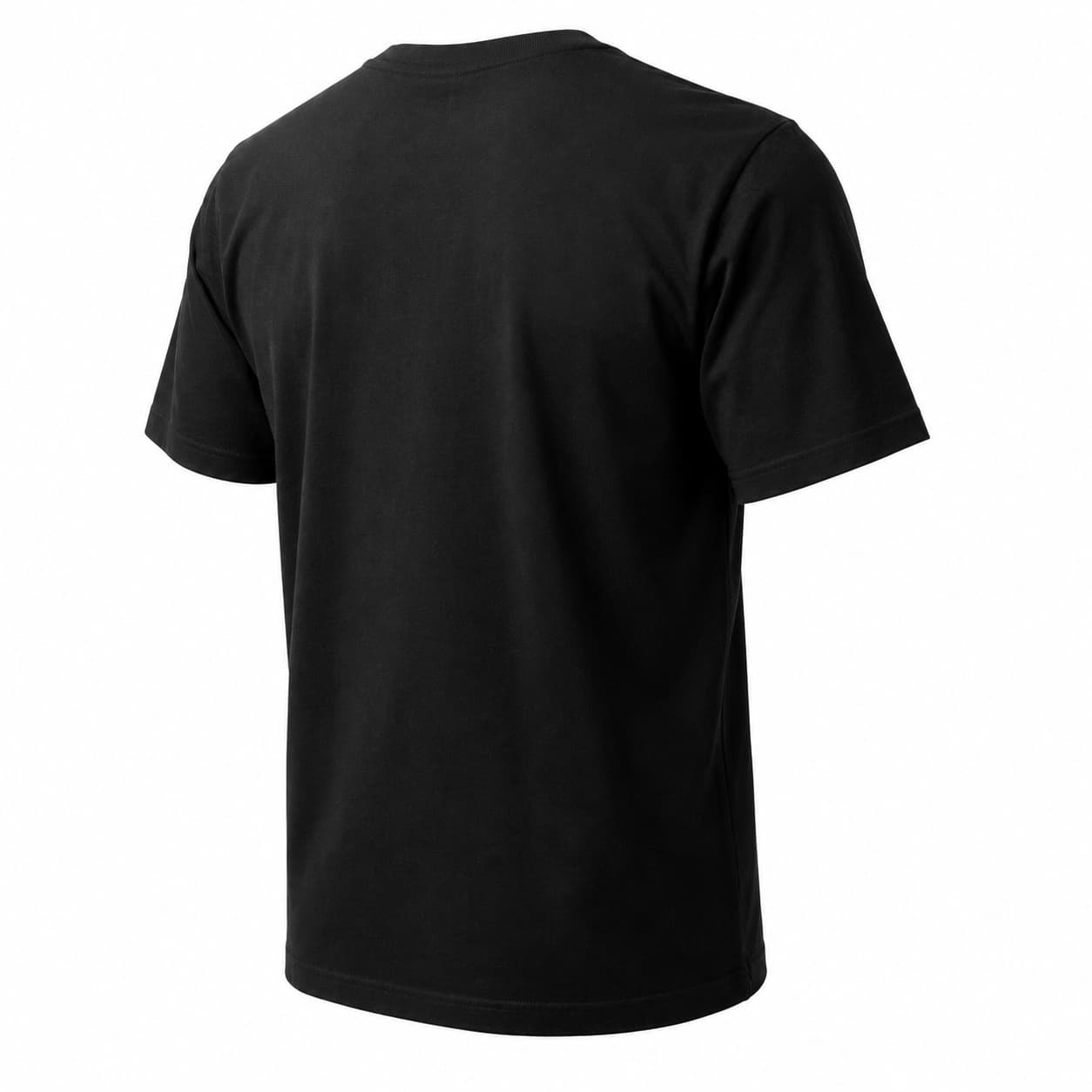 Plain black back of the Release the Einstein Files T-shirt
